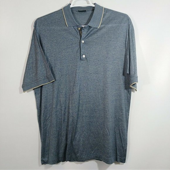 Bobby Jones Shirt Size XL Polo Mens Italy Blue - Picture 1 of 5